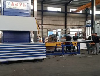 集裝箱瓦板自動(dòng)翻轉碼垛機