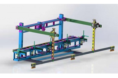 CZ型鋼自動(dòng)碼垛機器人